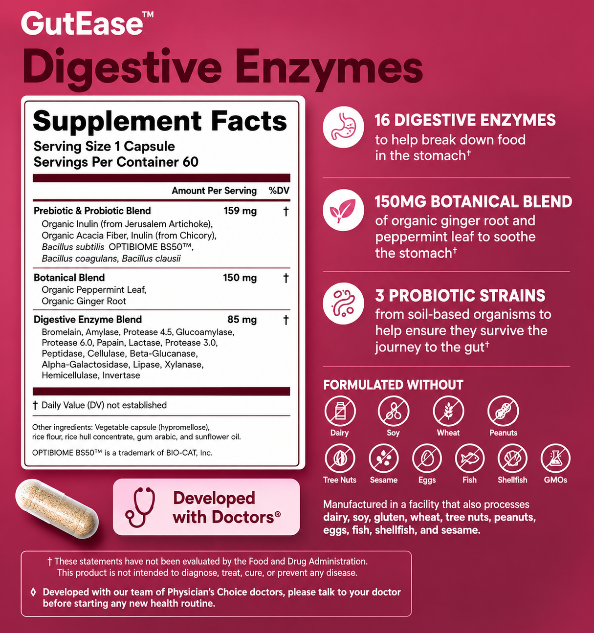 GutEase™ Digestive Support