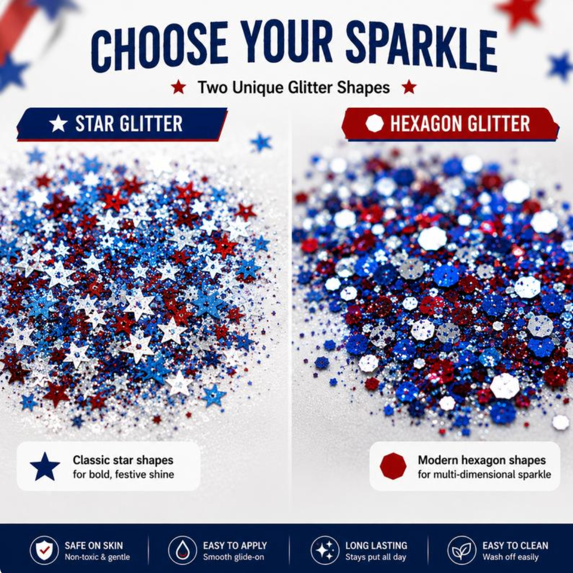 FreedomSpark™ Glitter Stick